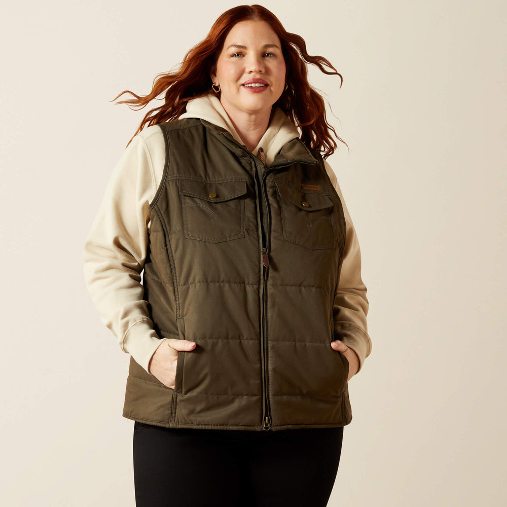 Grizzly Quilted Vest Women - EARTH