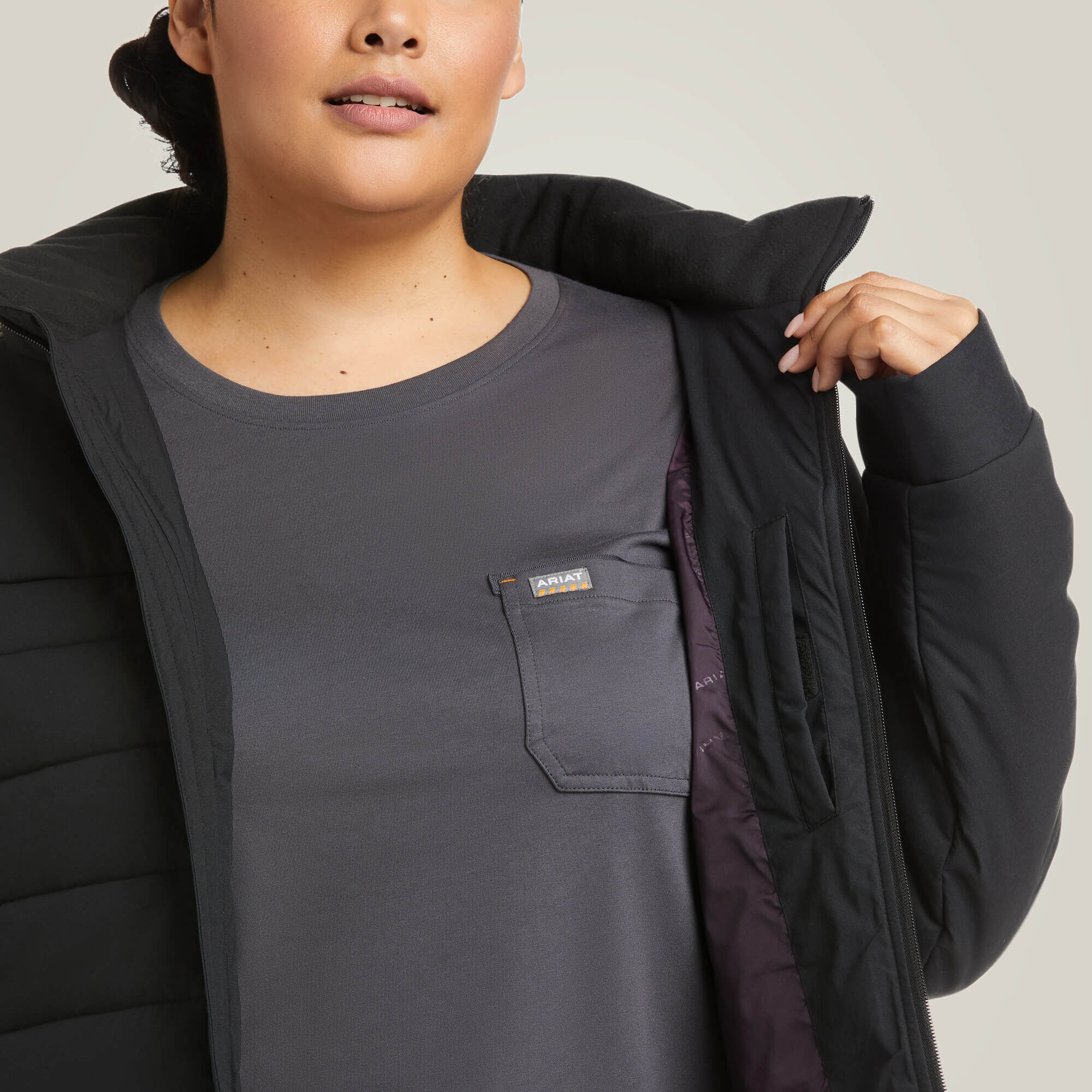 Rebar Valkyrie Stretch Canvas Insulated Jacket Women - BLACK