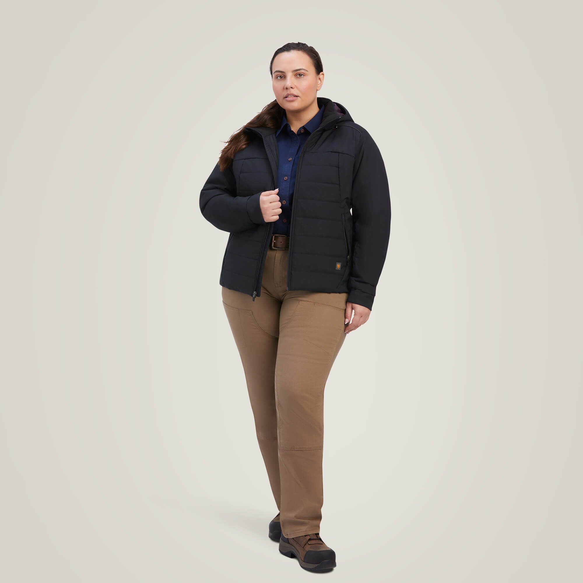 Rebar Valkyrie Stretch Canvas Insulated Jacket Women - BLACK