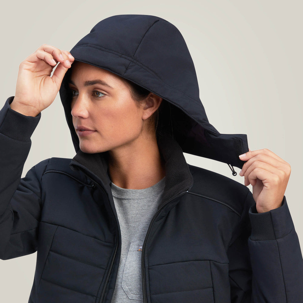 Rebar Valkyrie Stretch Canvas Insulated Jacket Women - BLACK