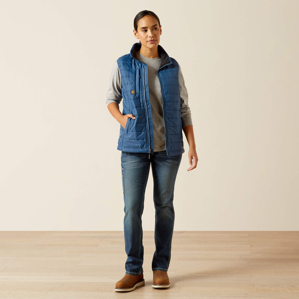 Rebar Cordura Ripstop Lightweight Insulated Vest Women - ENSIGN BLUE