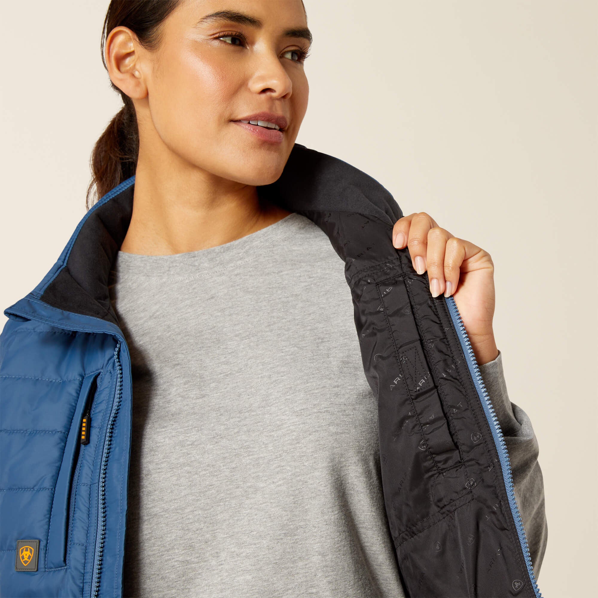 Rebar Cordura Ripstop Lightweight Insulated Vest Women - ENSIGN BLUE