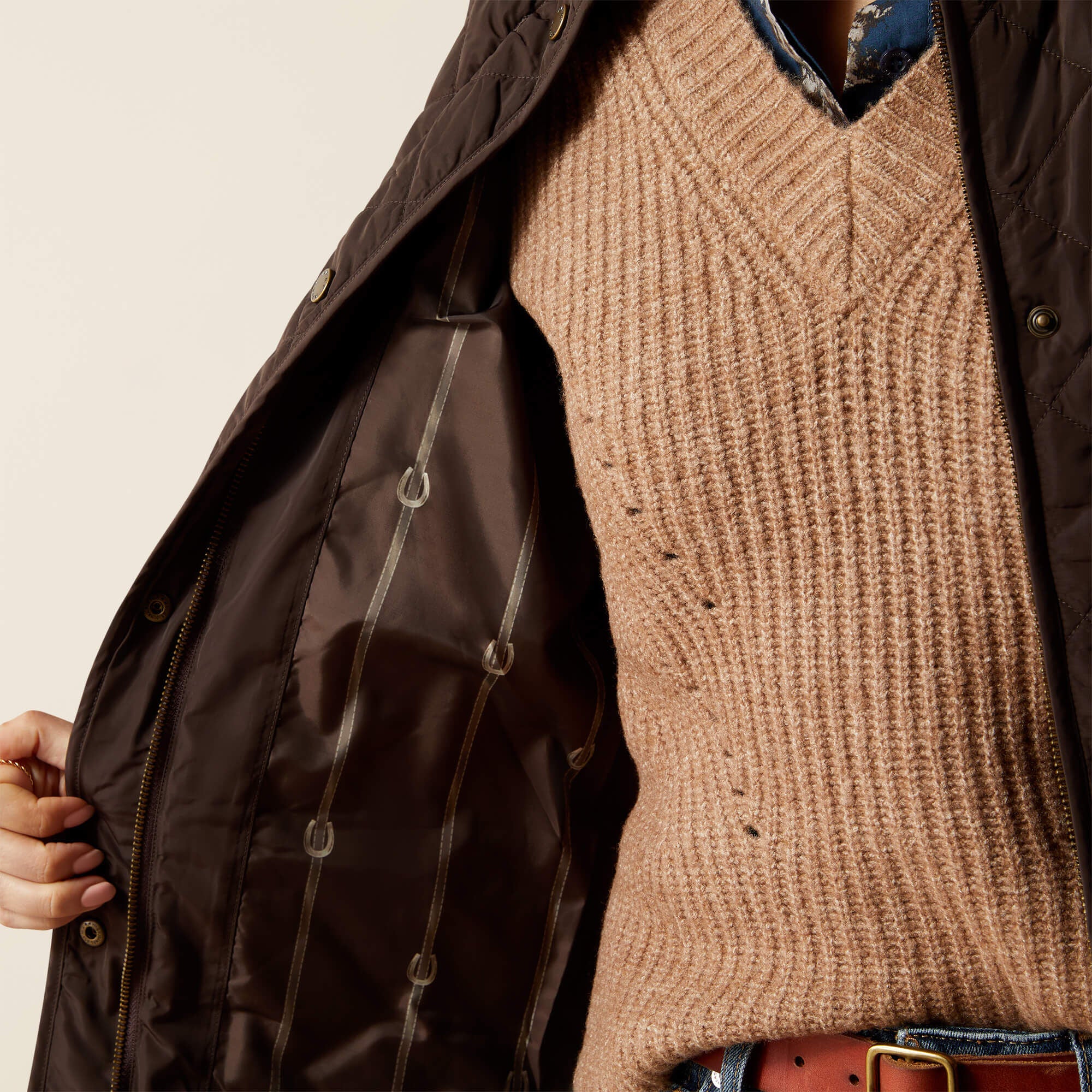 Woodside Jacket Women - COFFEE BEAN