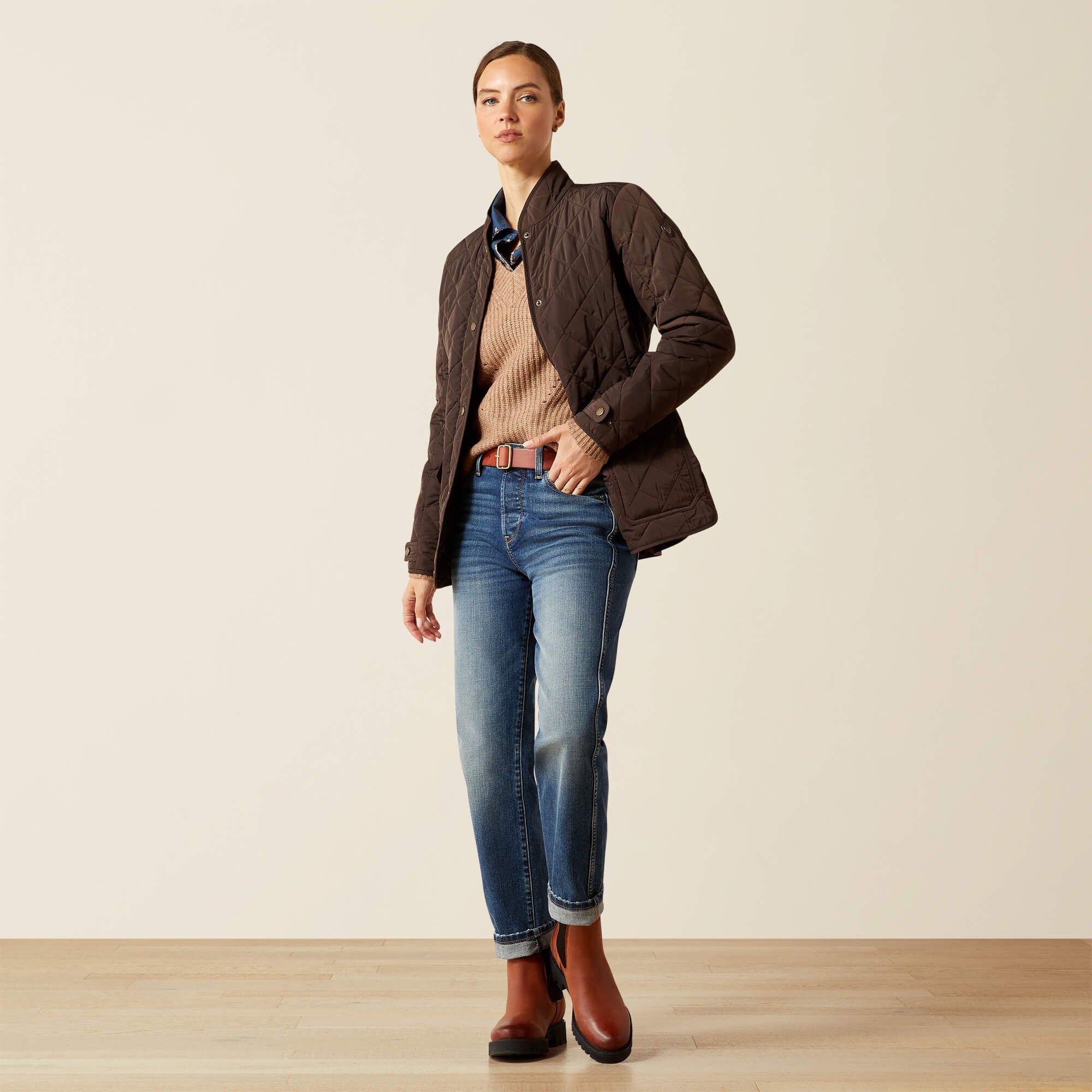 Woodside Jacket Women - COFFEE BEAN