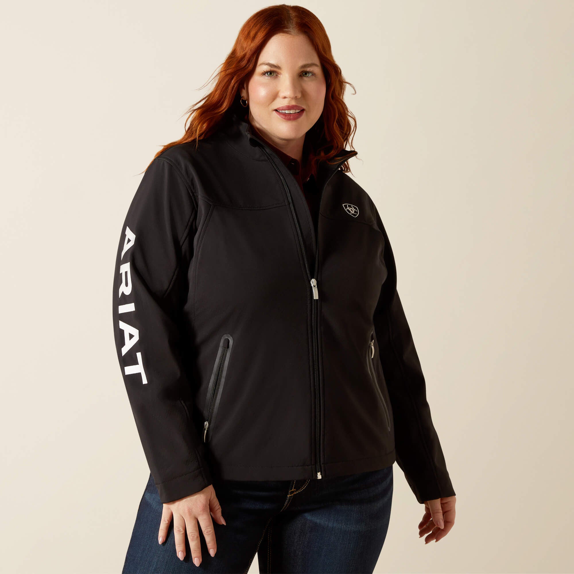 New Team Softshell Jacket Women - BLACK