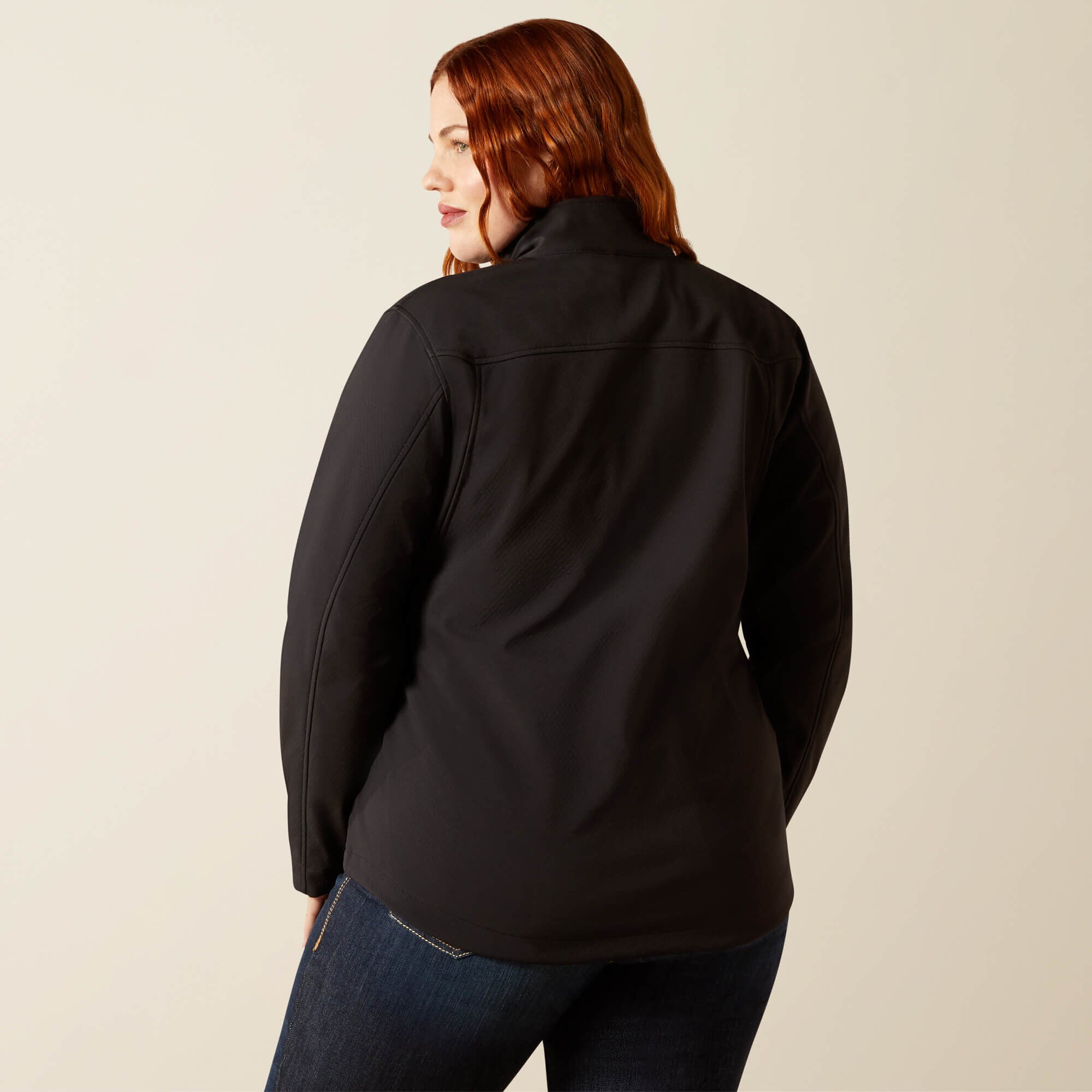 New Team Softshell Jacket Women - BLACK