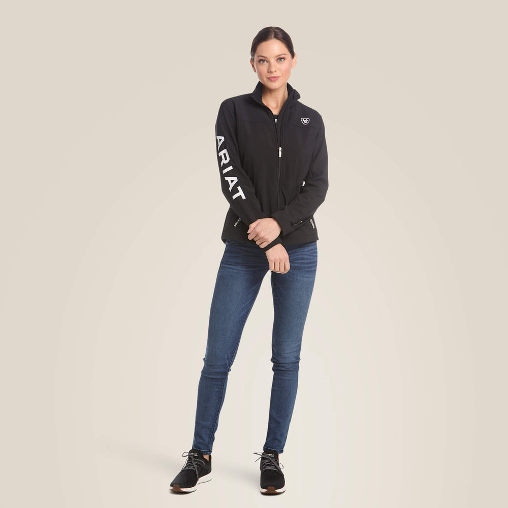 New Team Softshell Jacket Women - BLACK