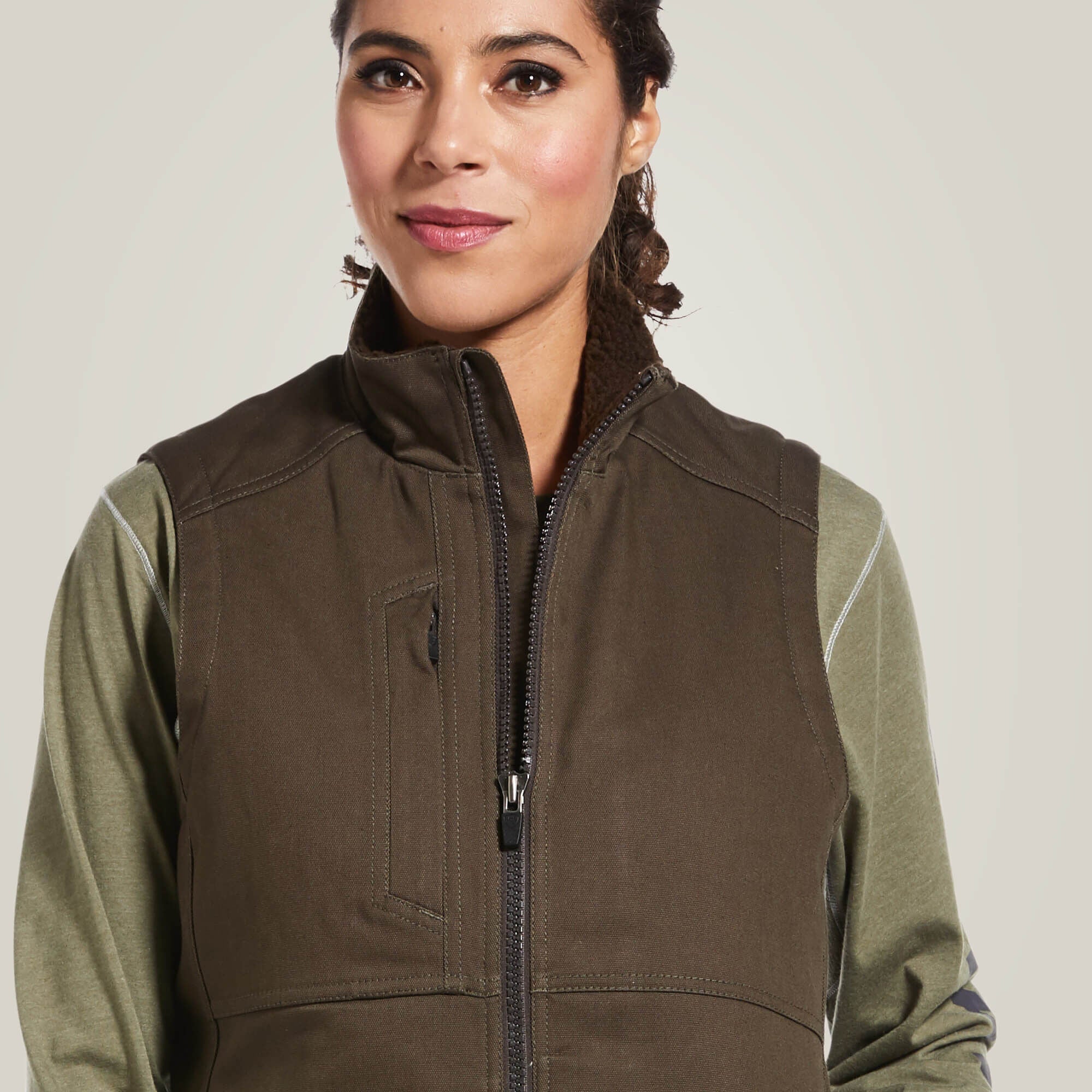 Rebar DuraCanvas Insulated Vest Women - WREN