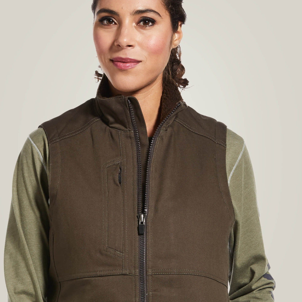 Rebar DuraCanvas Insulated Vest Women - WREN