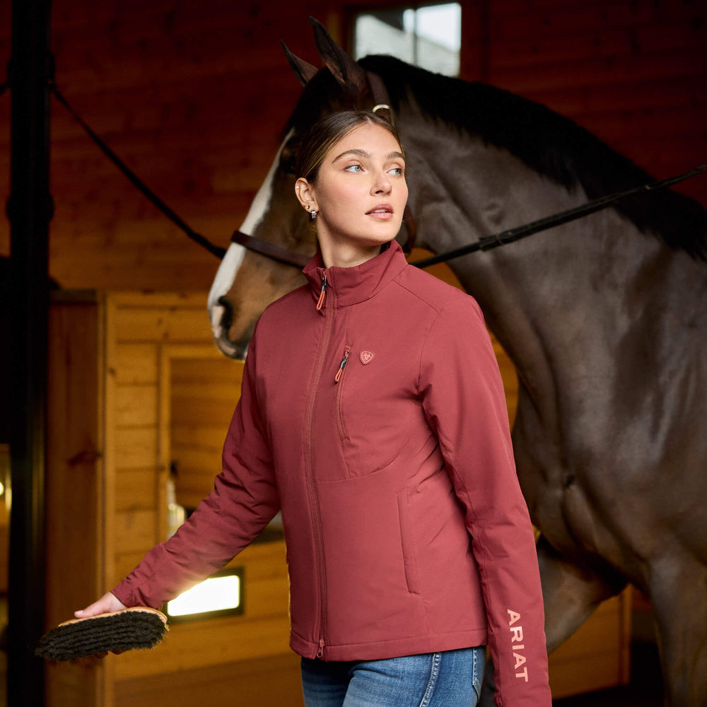 Rion StretchShell Insulated Jacket Women - MADDER BROWN