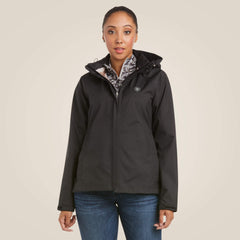 Packable Waterproof Jacket Women - BLACK