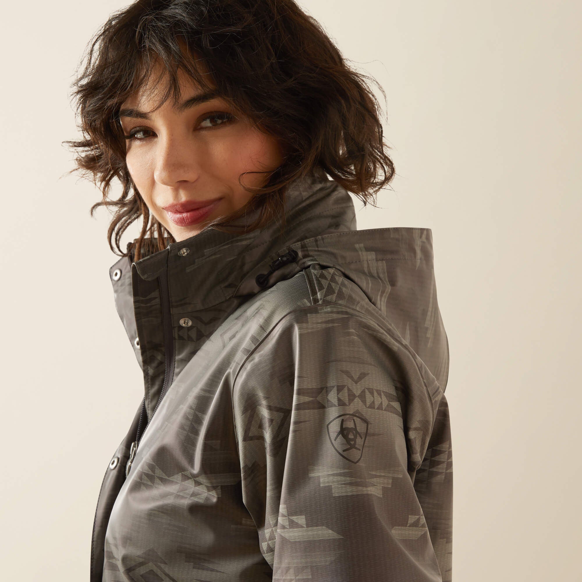 Drizzle Rain Coat Women - GREY DUNE