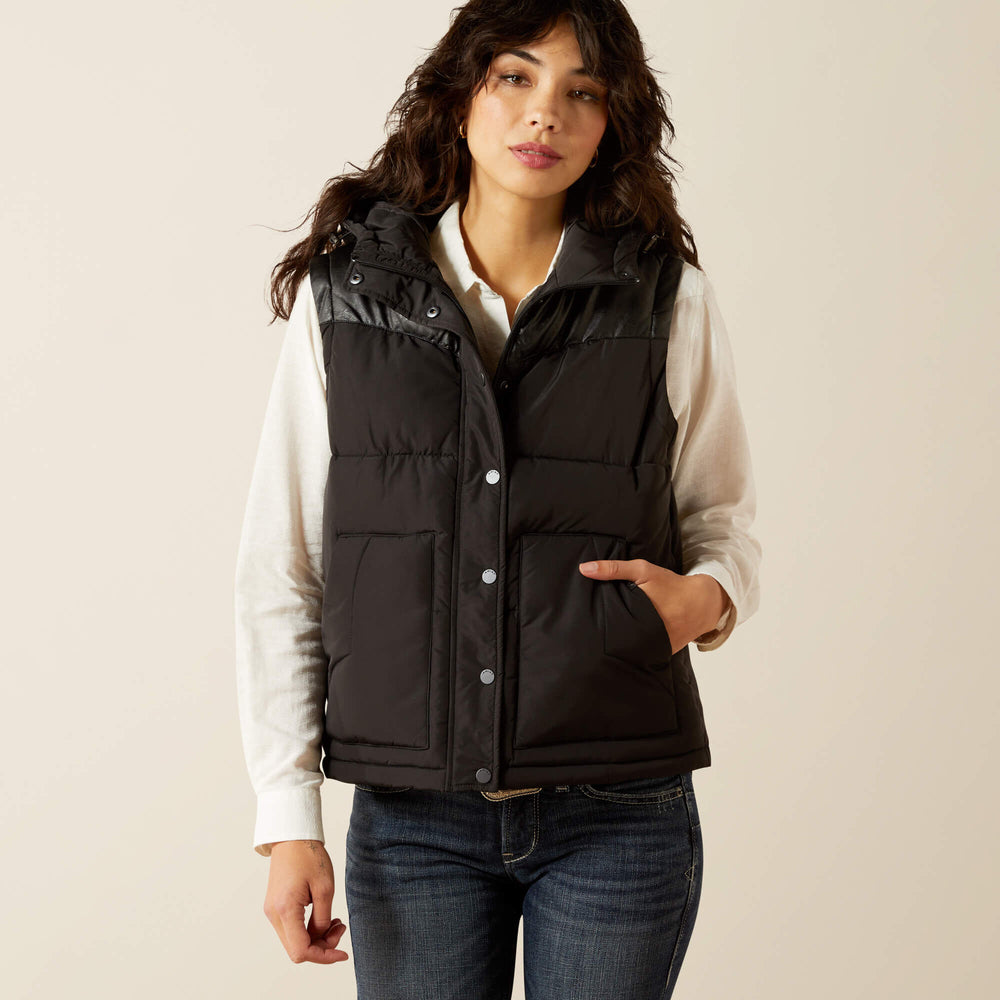 Frontier Puffer Vest Women - BLACK