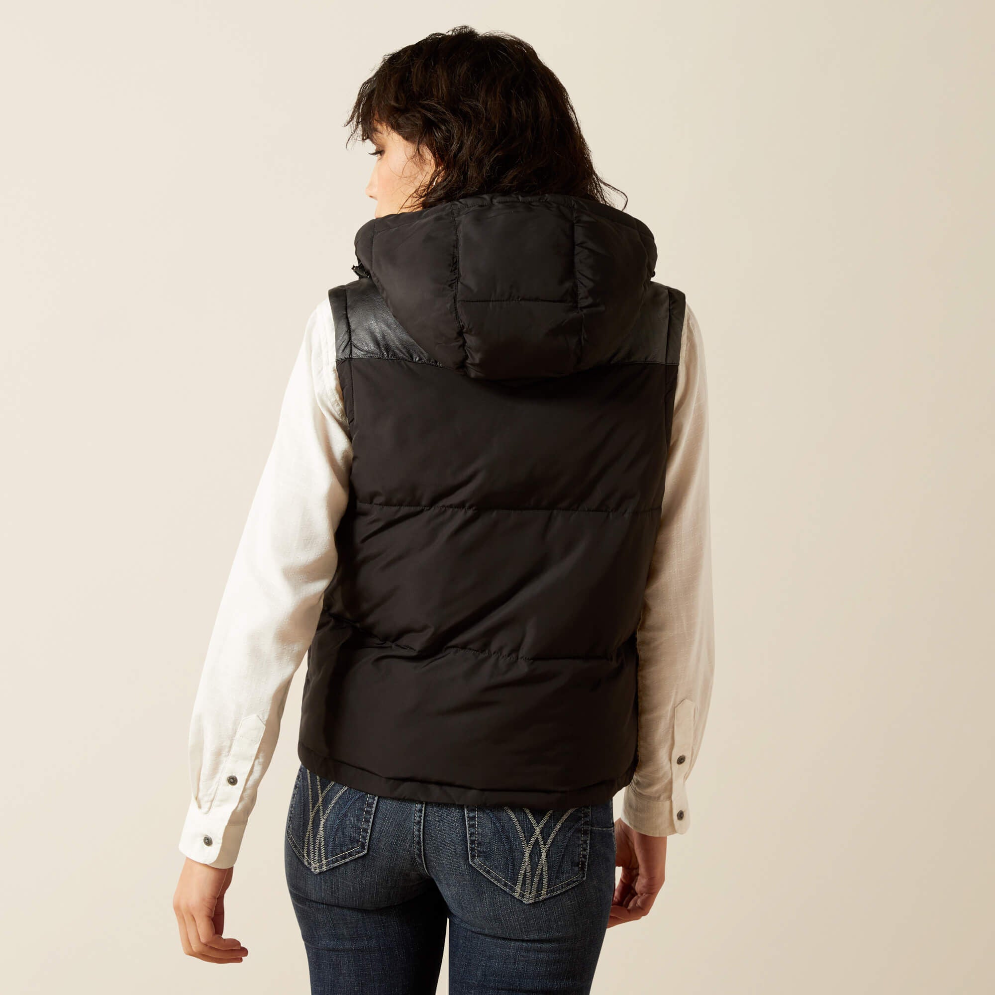 Frontier Puffer Vest Women - BLACK