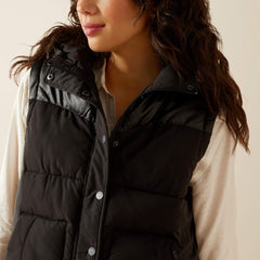 Frontier Puffer Vest Women - BLACK