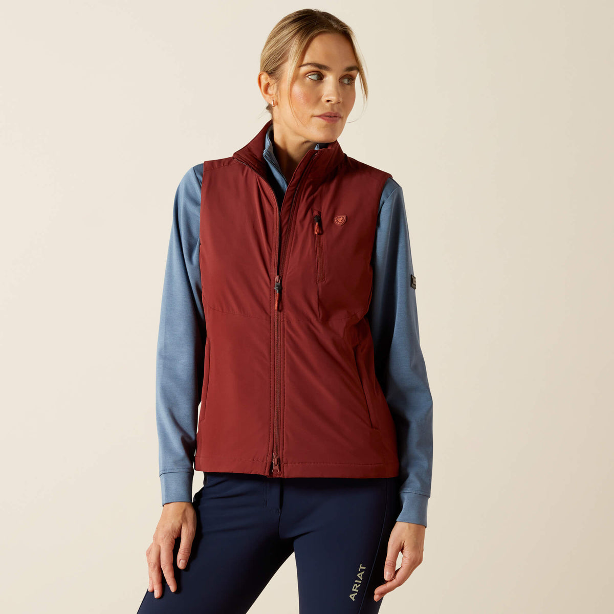 Rion StretchShell Insulated Vest Women - MADDER BROWN