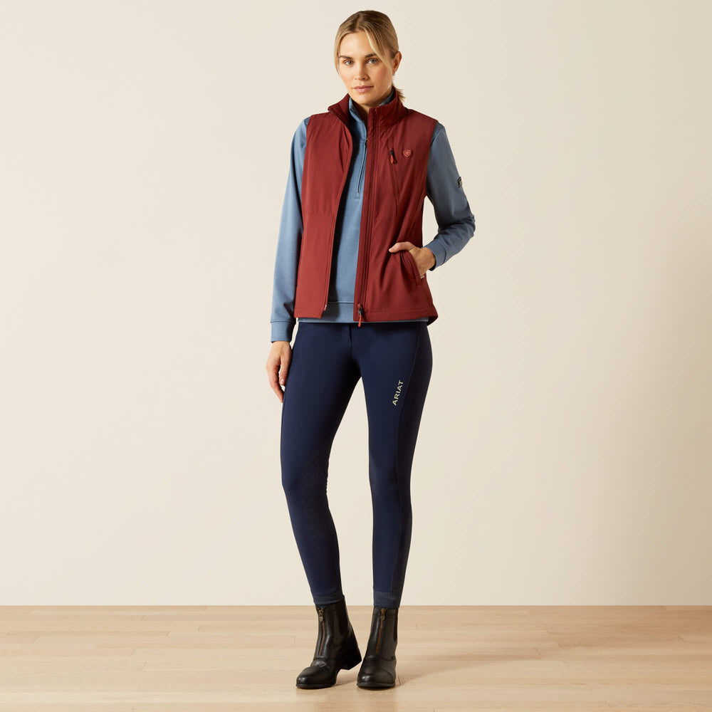 Rion StretchShell Insulated Vest Women - MADDER BROWN