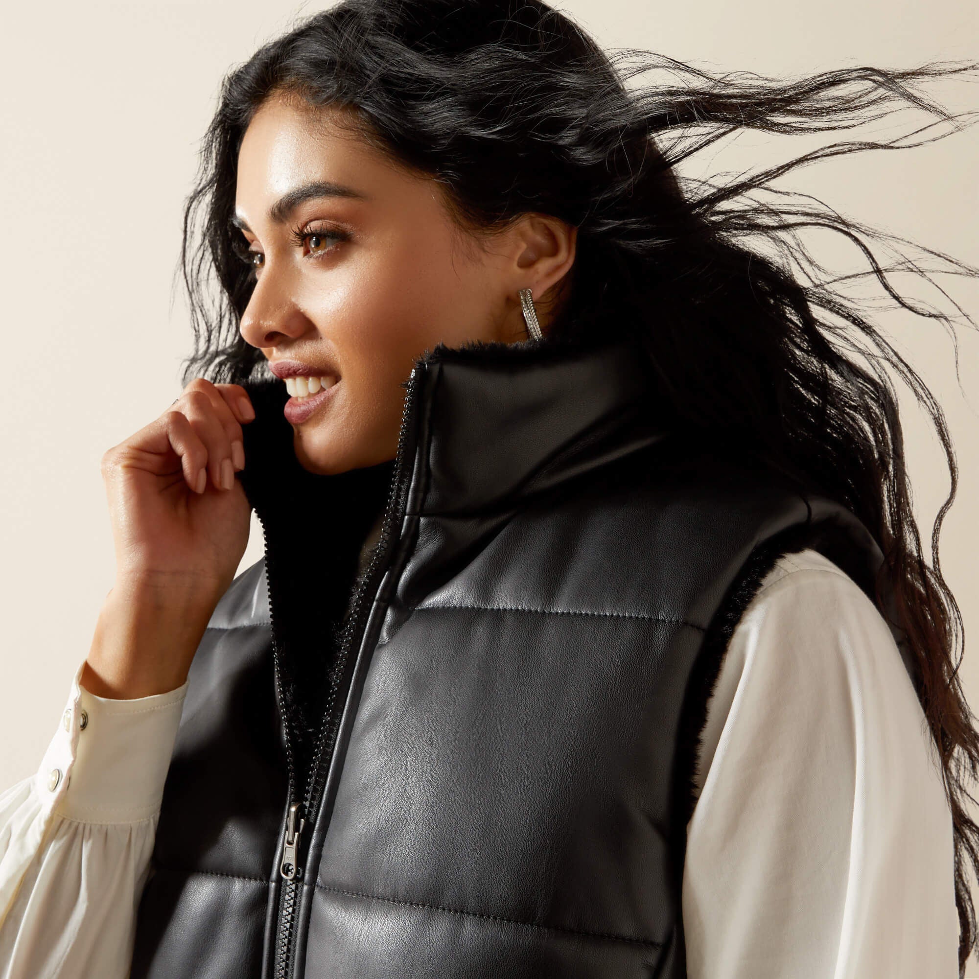 Echo Reversible Vest Women - BLACK