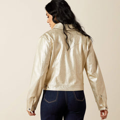 Cropped Jacket Women - GOLD