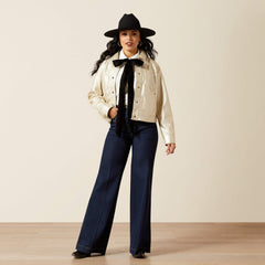 Cropped Jacket Women - GOLD