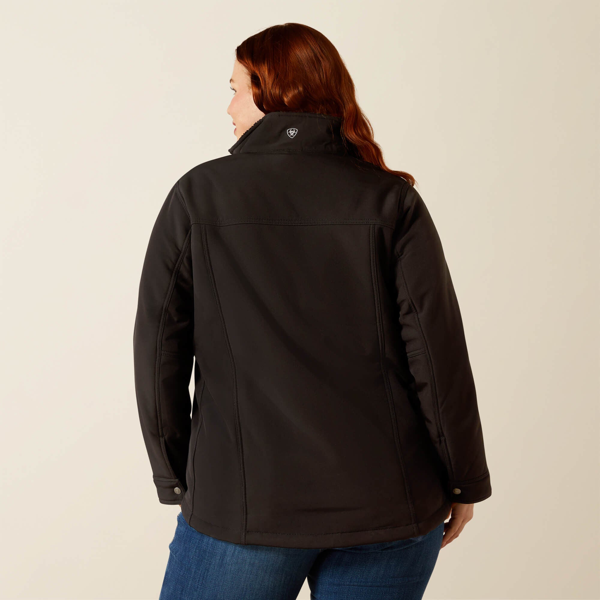 Berber Back Softshell Jacket Women - BLACK