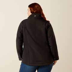 Berber Back Softshell Jacket Women - BLACK