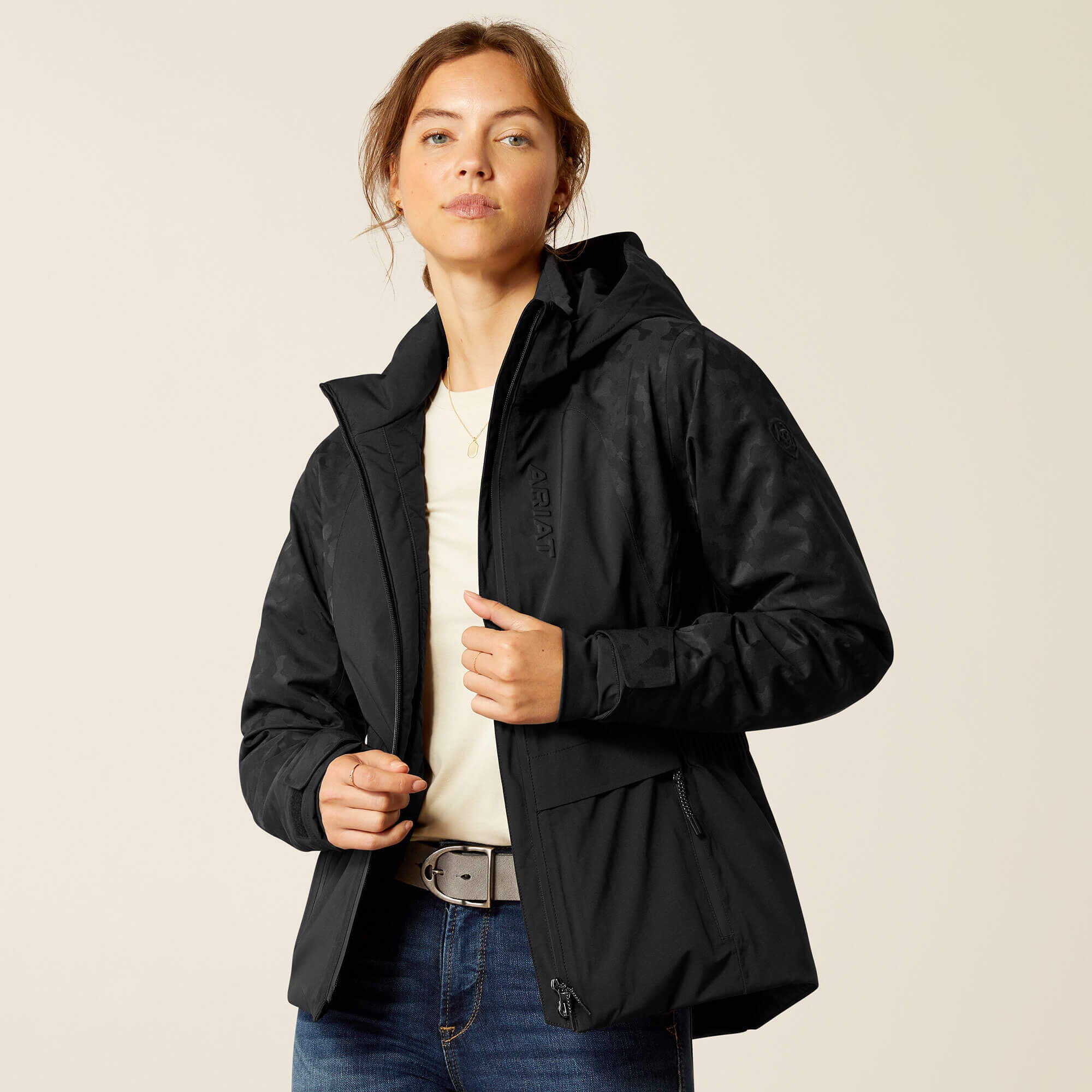 Valor 2.0 Waterproof Jacket Women - BLACK/CAMO