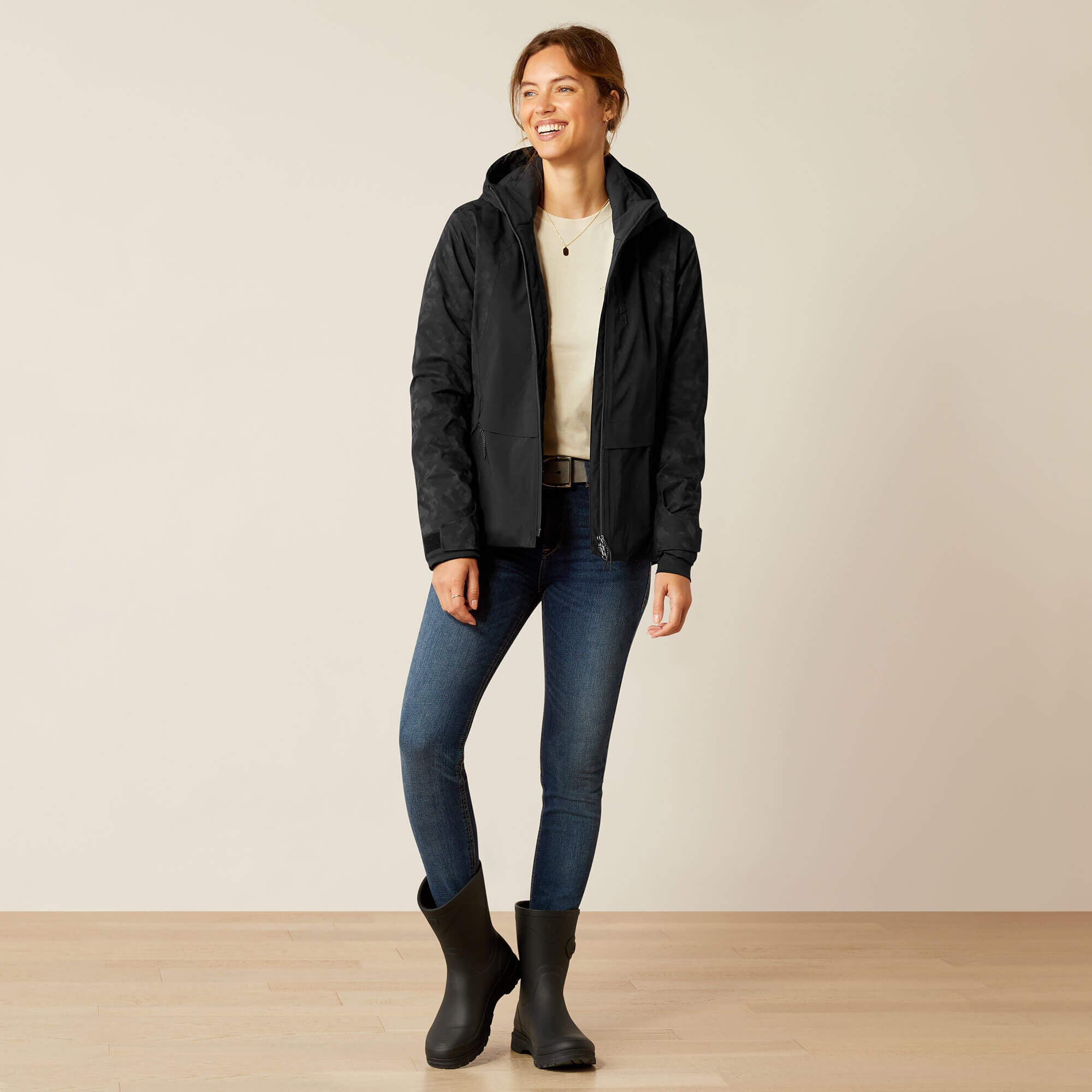 Valor 2.0 Waterproof Jacket Women - BLACK/CAMO