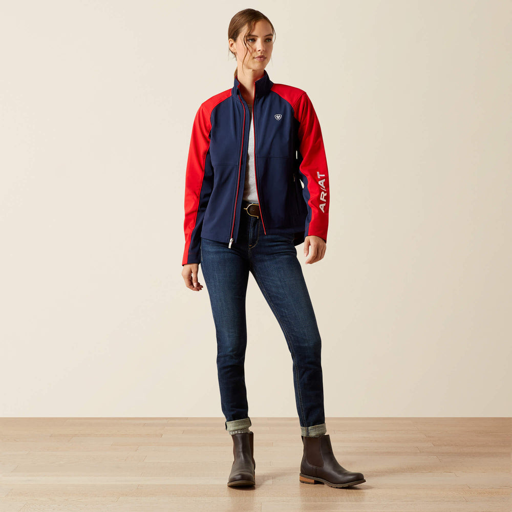 Team EQ Jacket Women - NAVYT/RED