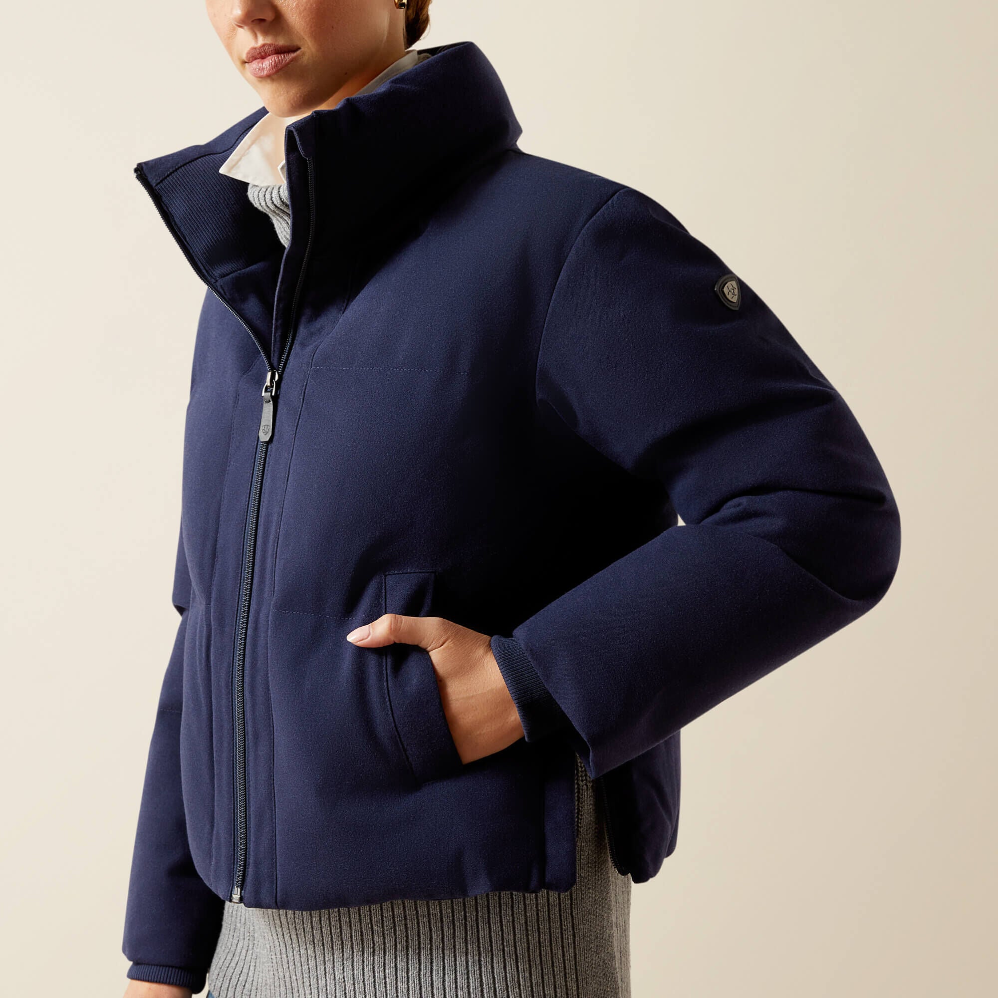 Heyford Jacket Women - NAVY HEATHER