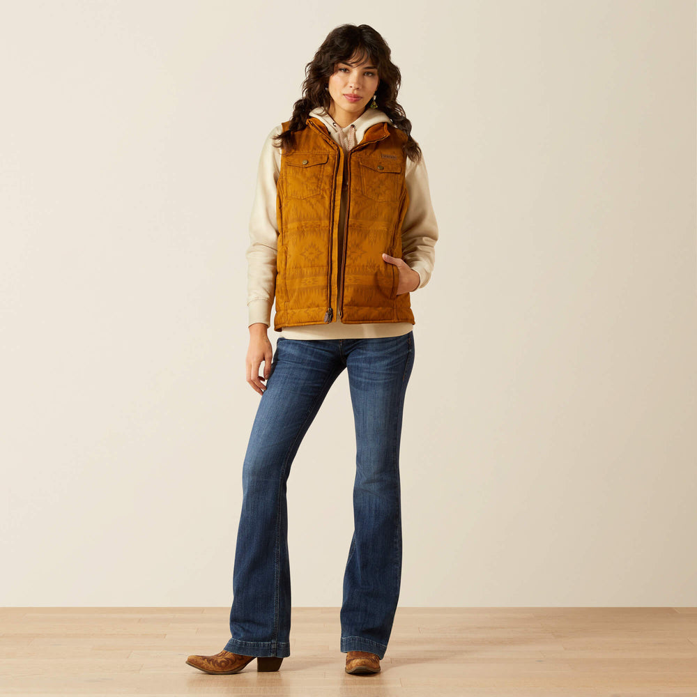 Grizzly Quilted Vest Women - BRUMBLY PRINT
