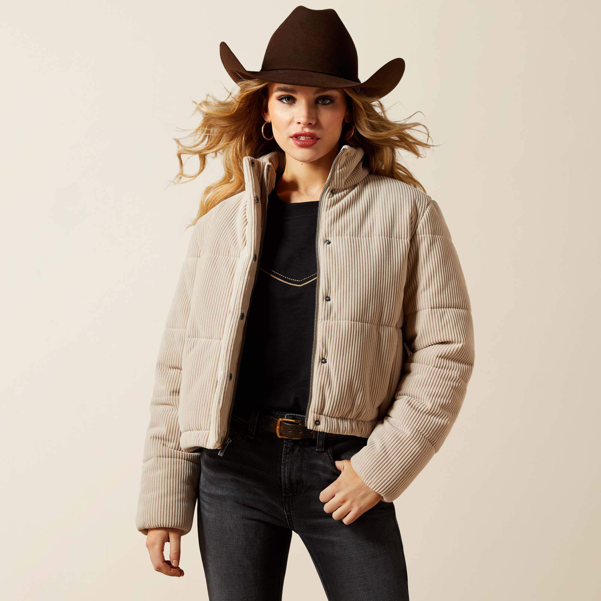 Swirls Puffer Jacket Women - STRING