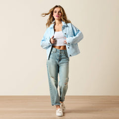 Solar Cotton Twill Jacket Women - NANTUCKET BREEZE