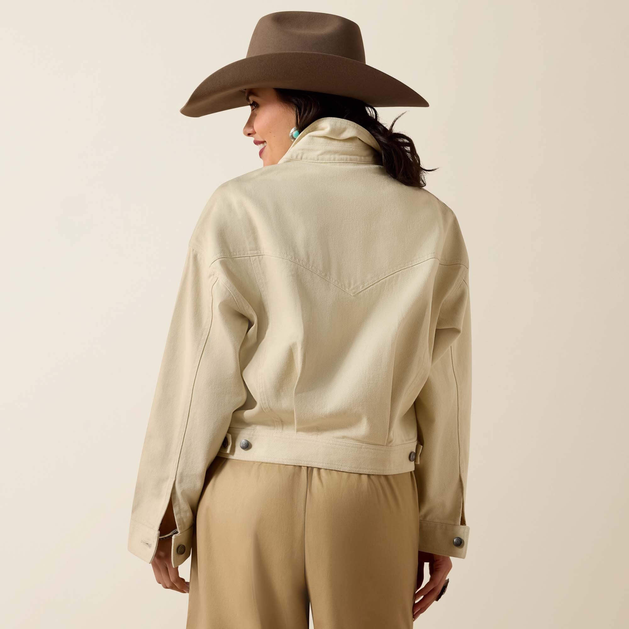 Solar Cotton Twill Jacket Women - SUMMER SAND