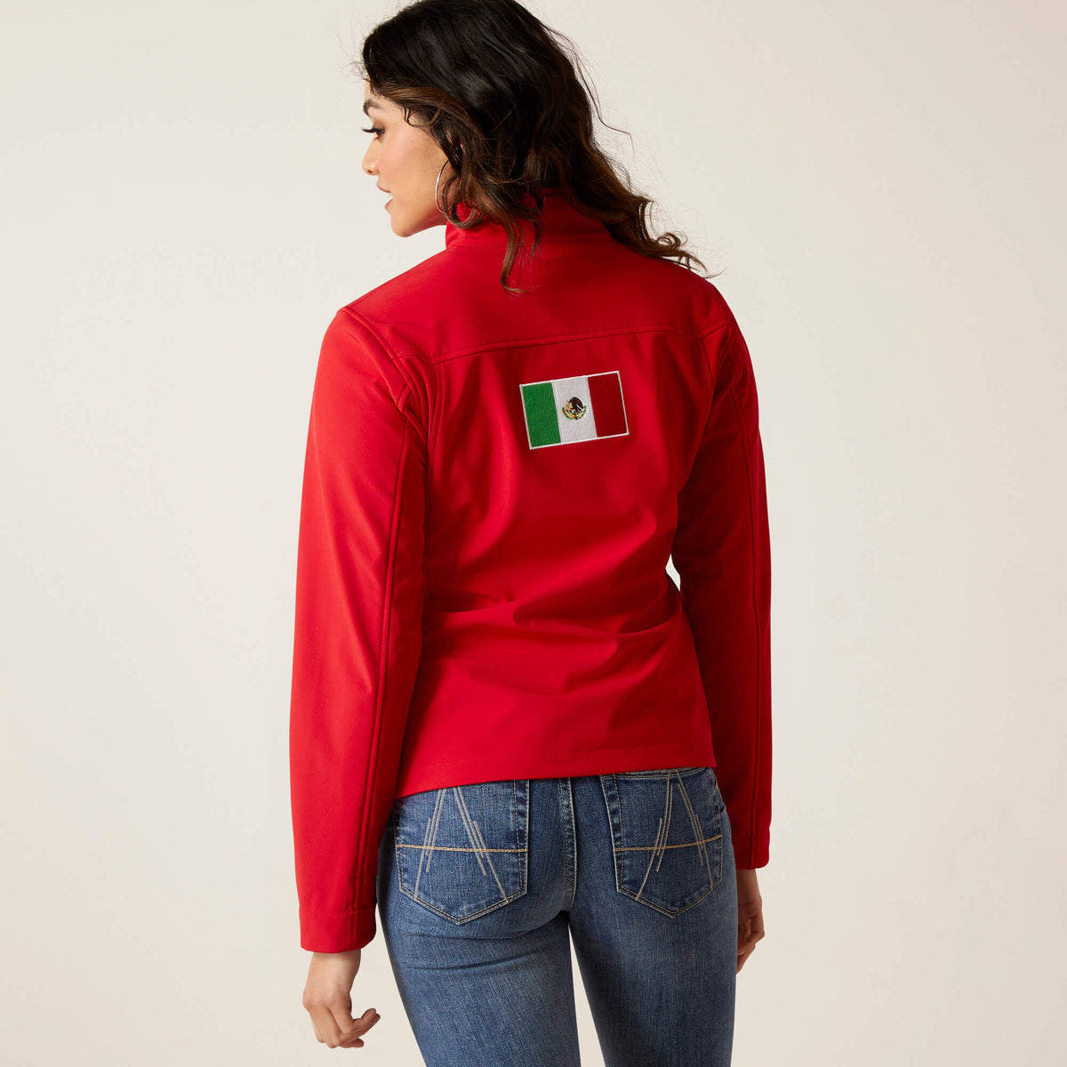 Classic Team Softshell MEXICO Jacket Women - RED