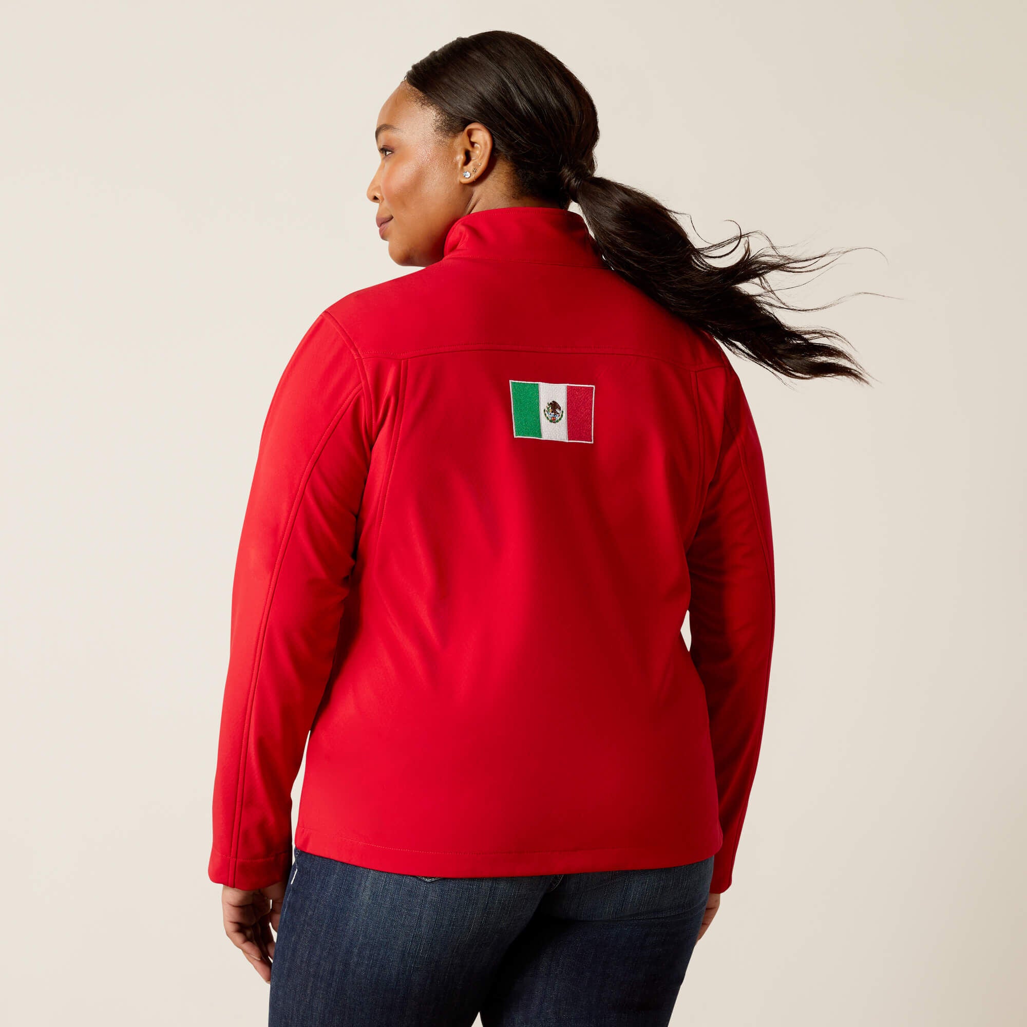 Classic Team Softshell MEXICO Jacket Women - RED