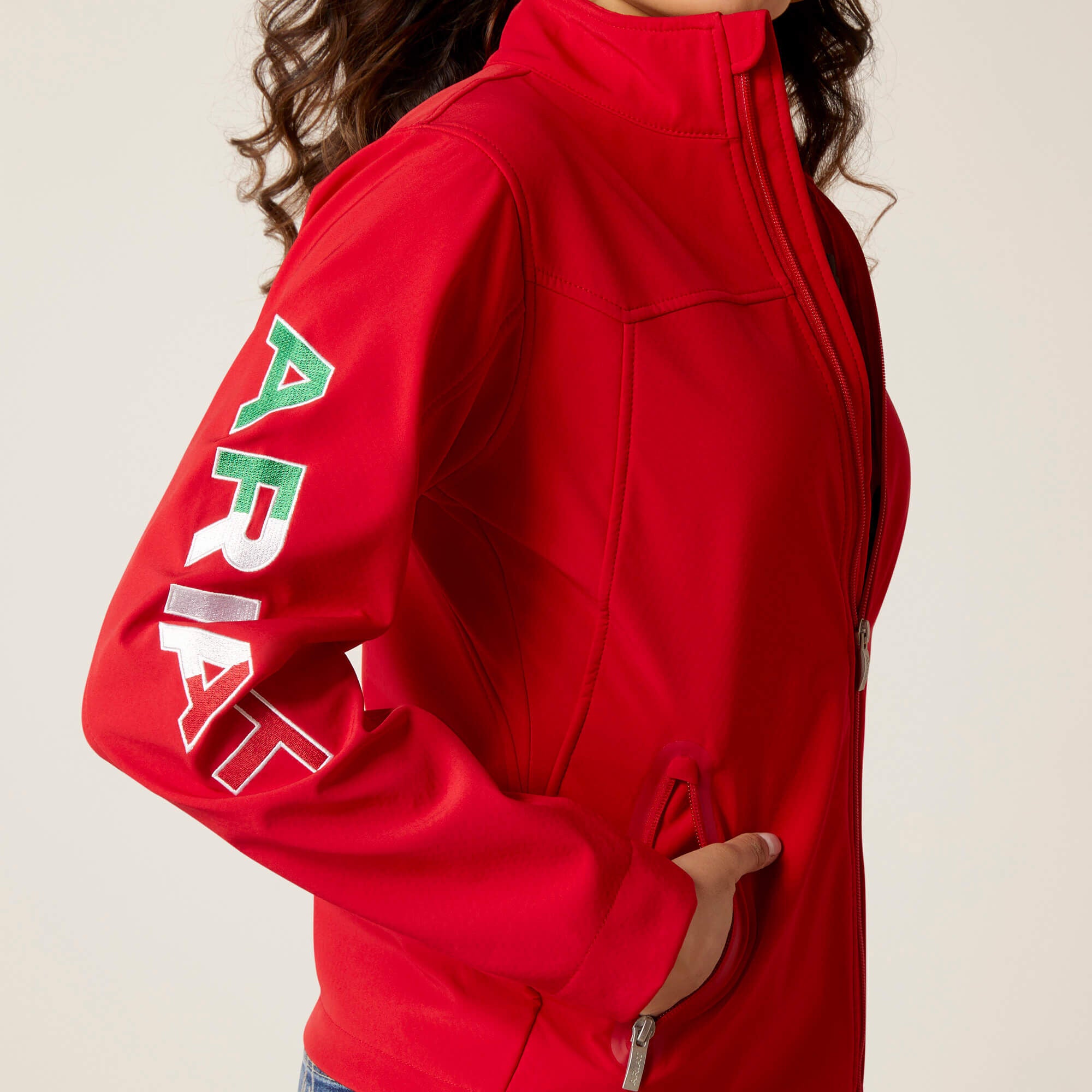 Classic Team Softshell MEXICO Jacket Women - RED
