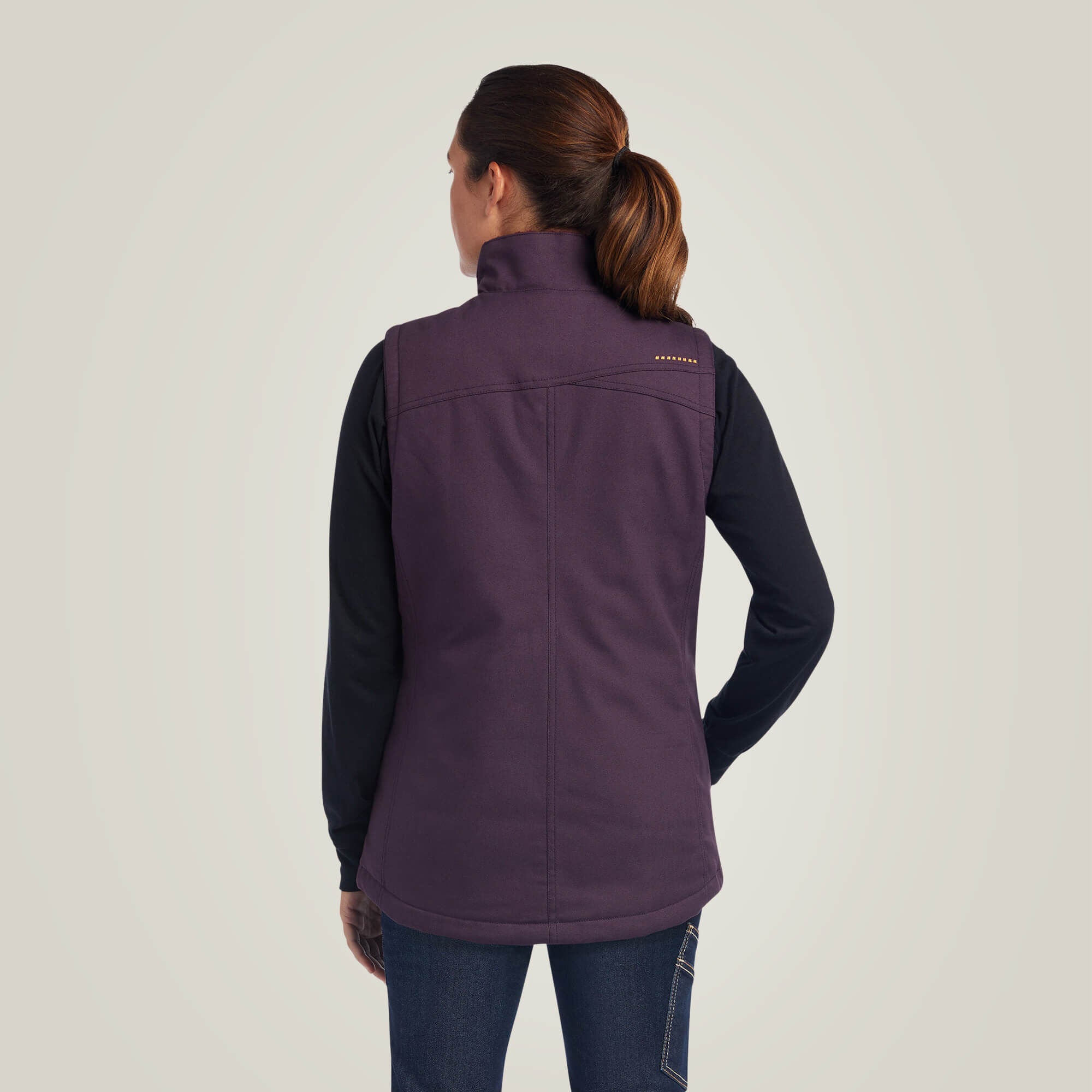 Rebar DuraCanvas Insulated Vest Women - PLUM PERFECT