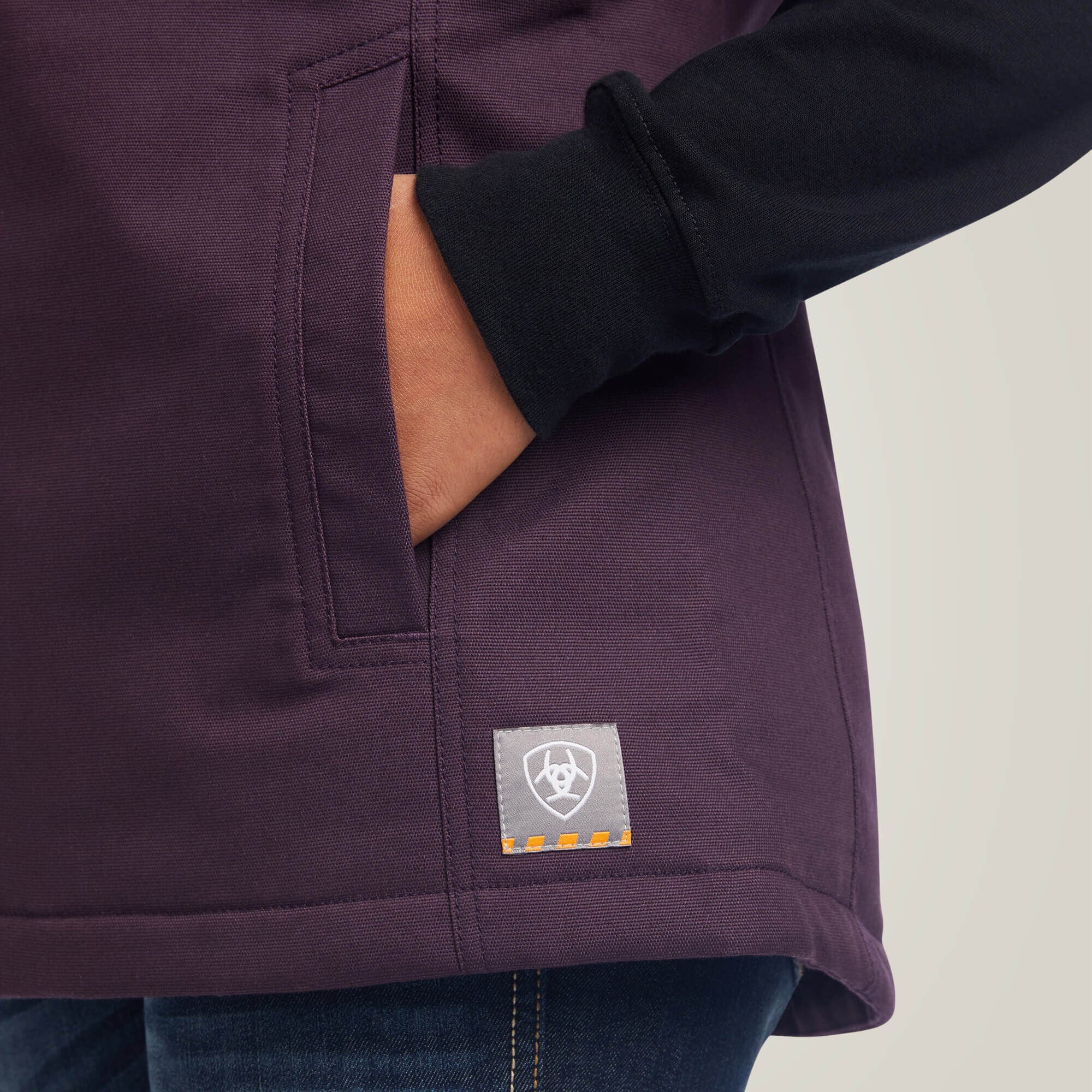 Rebar DuraCanvas Insulated Vest Women - PLUM PERFECT