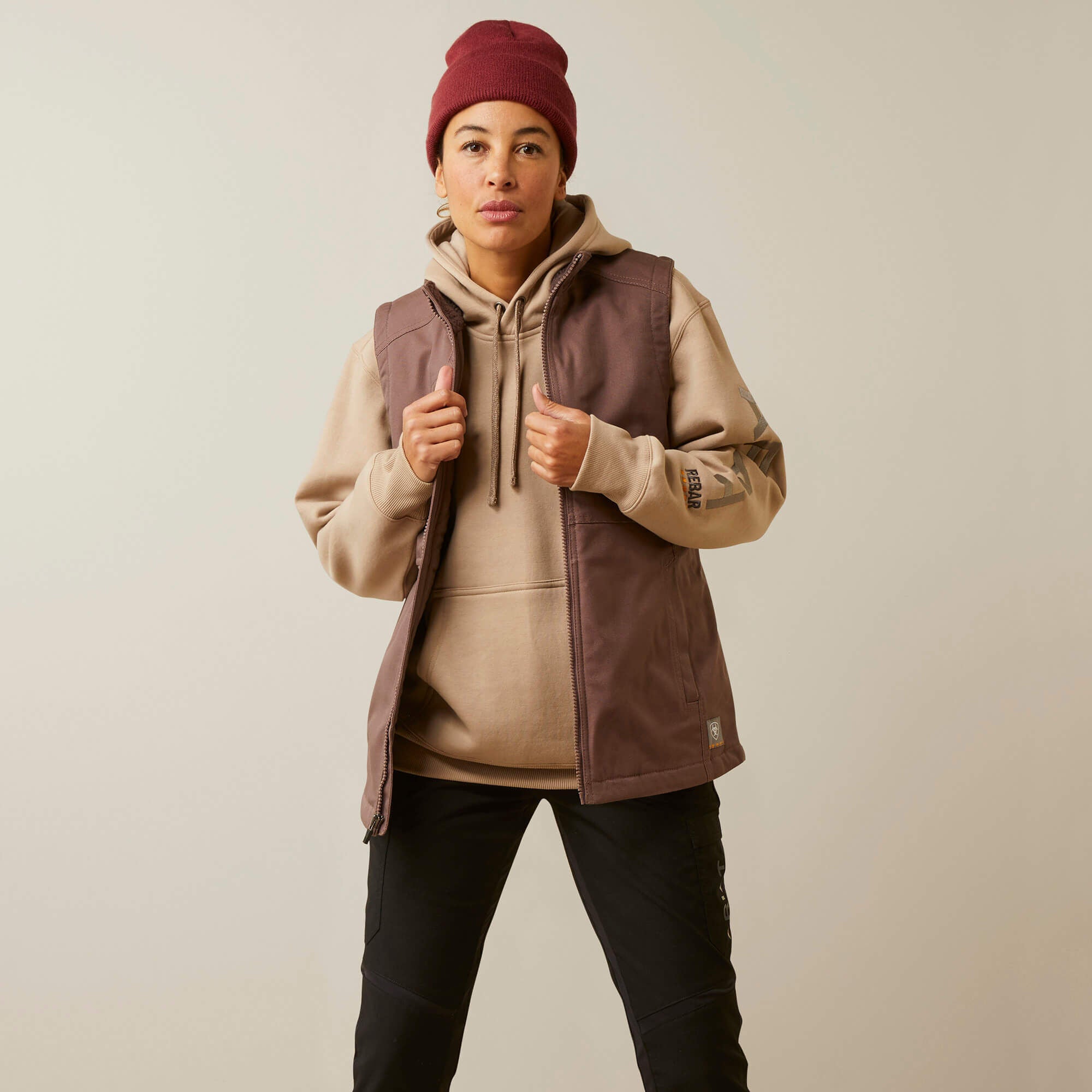 Rebar DuraCanvas Insulated Vest Women - PEPPERCORN
