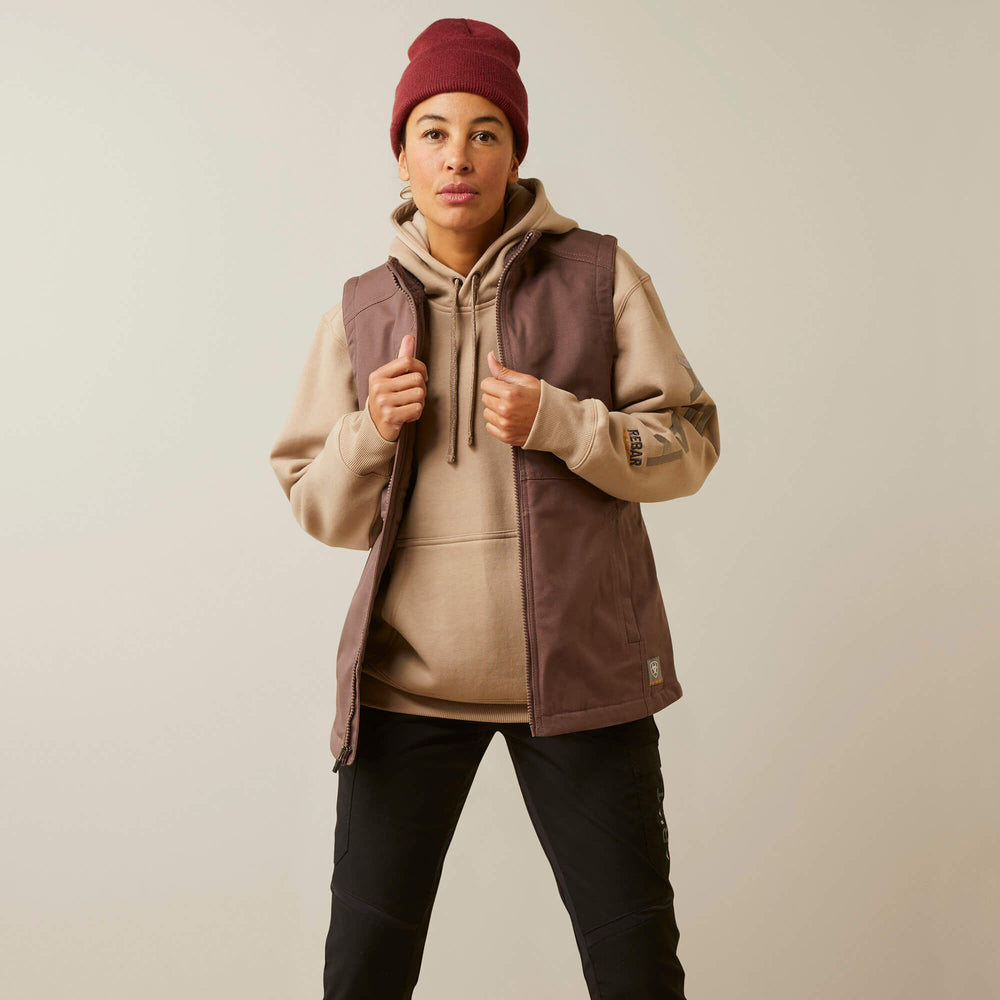 Rebar DuraCanvas Insulated Vest Women - PEPPERCORN