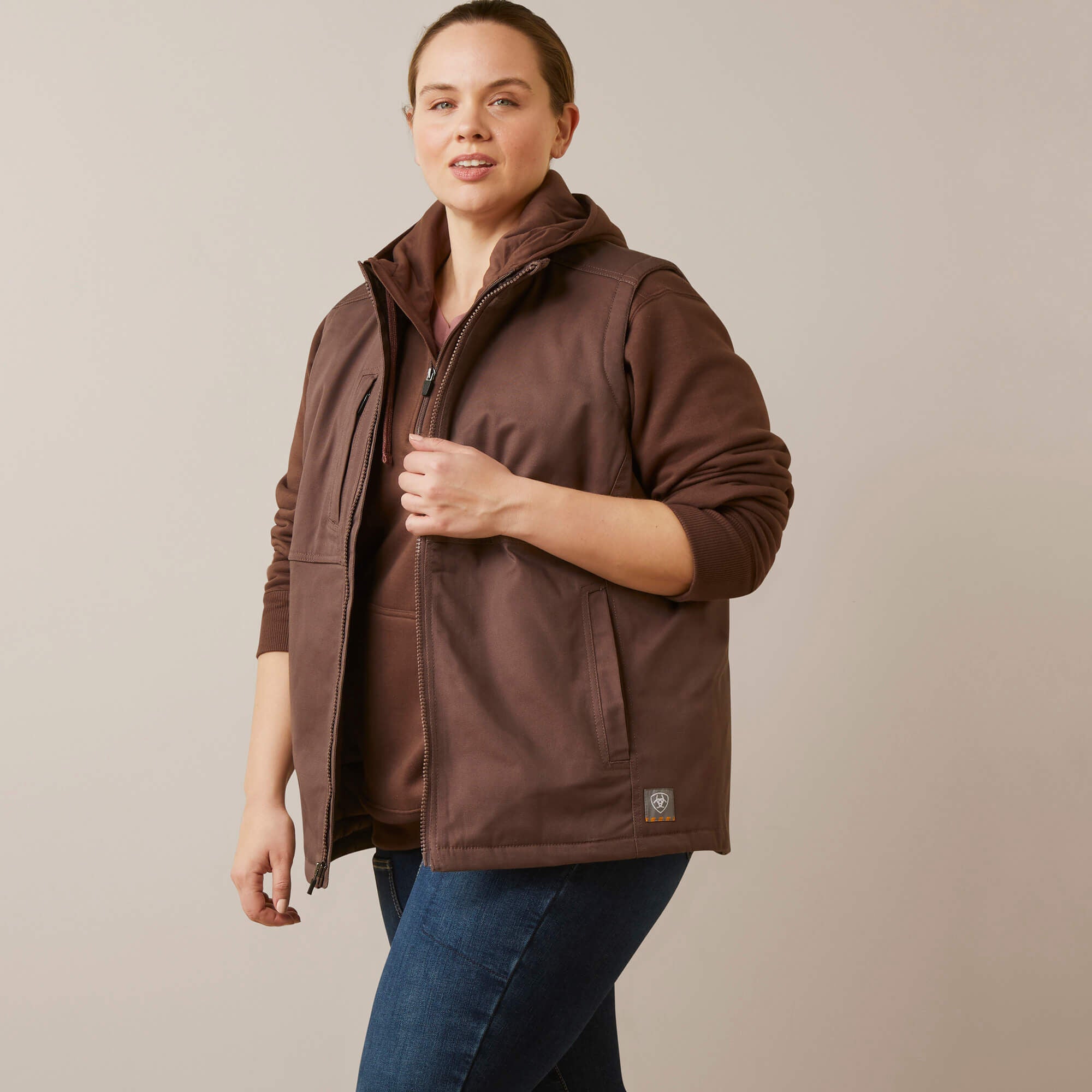 Rebar DuraCanvas Insulated Vest Women - PEPPERCORN