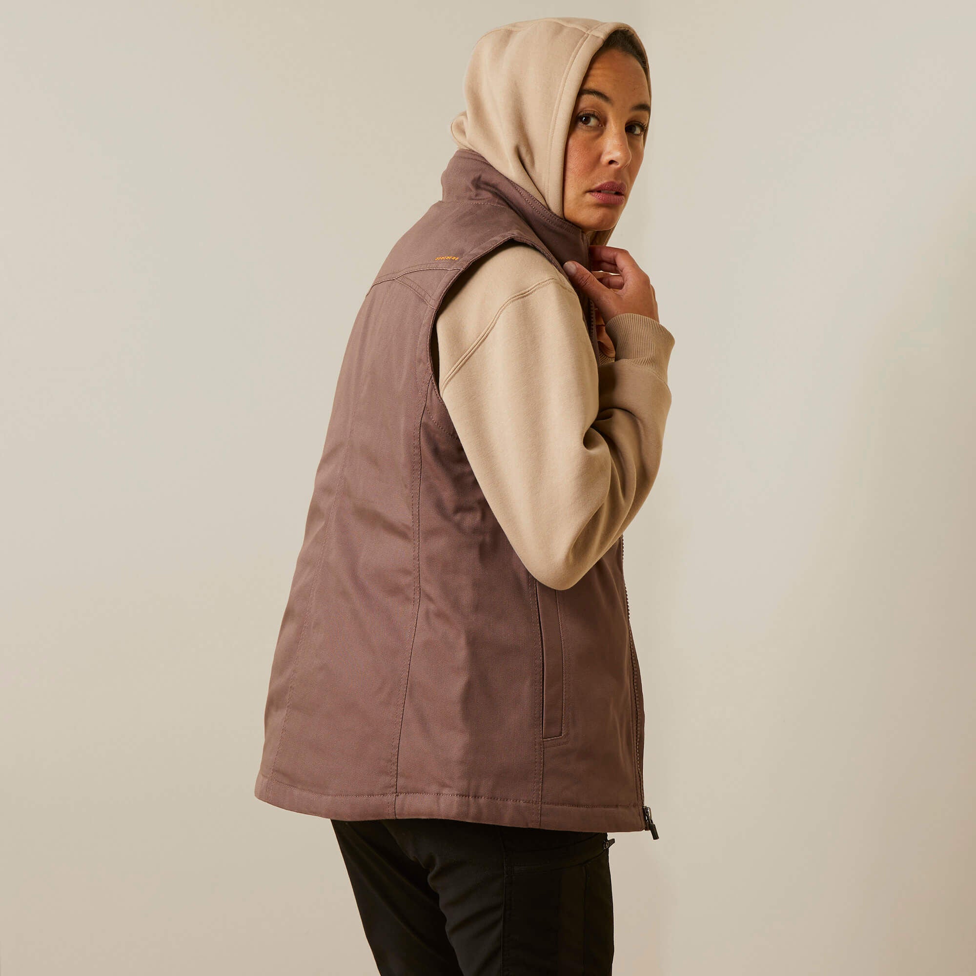 Rebar DuraCanvas Insulated Vest Women - PEPPERCORN