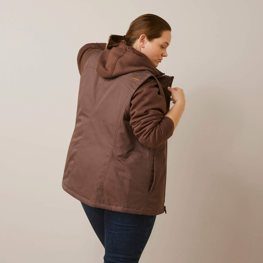 Rebar DuraCanvas Insulated Vest Women - PEPPERCORN