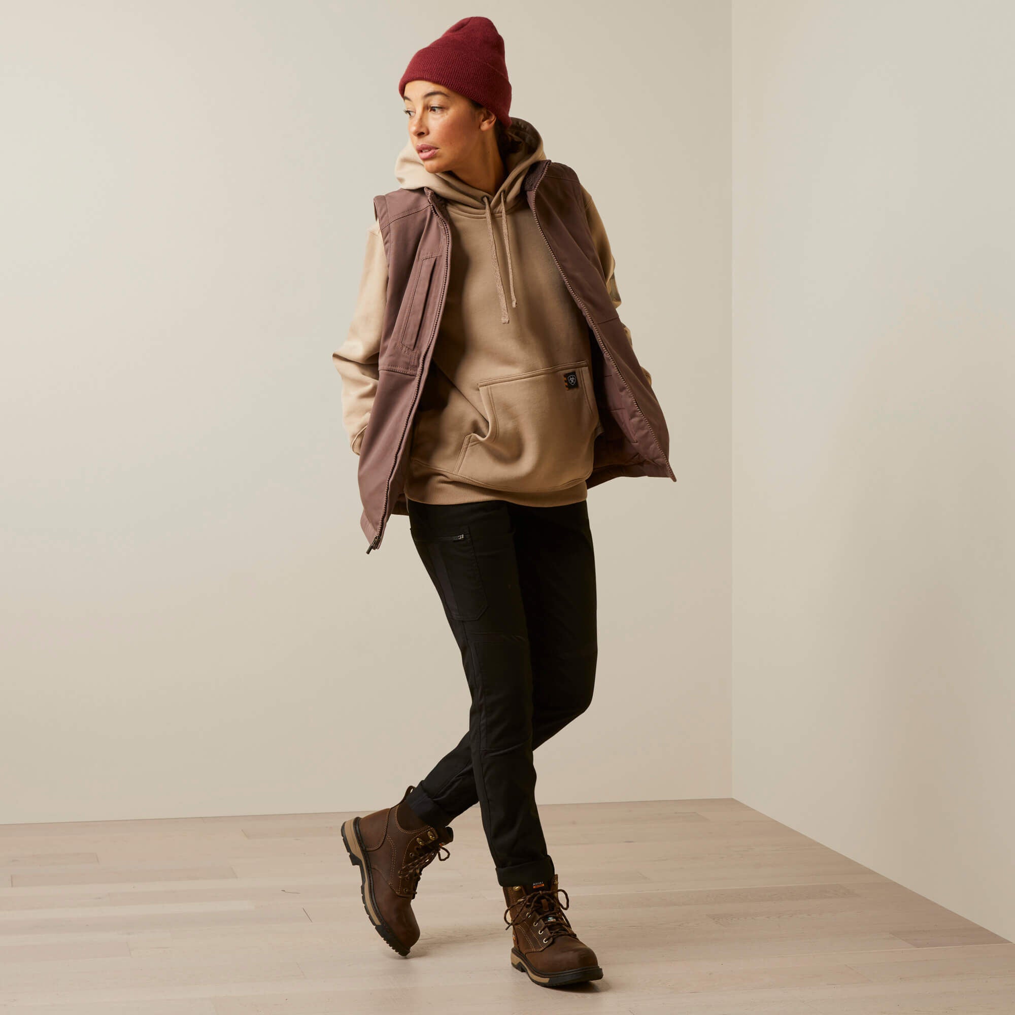 Rebar DuraCanvas Insulated Vest Women - PEPPERCORN