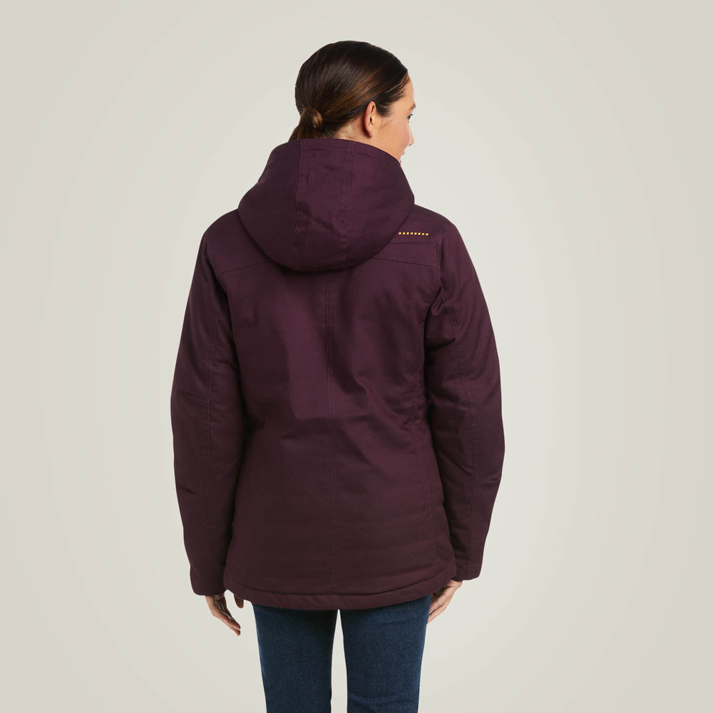 Rebar DuraCanvas Insulated Jacket Women - PLUM PERFECT