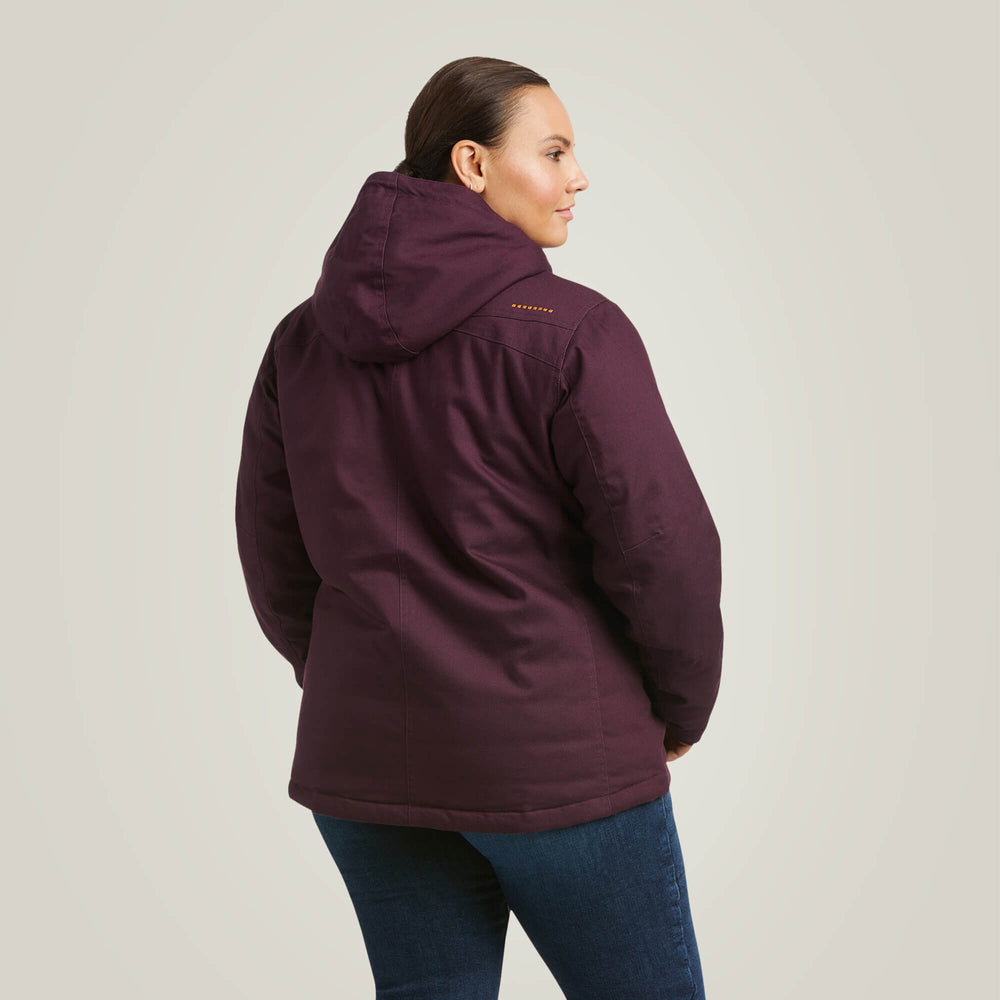 Rebar DuraCanvas Insulated Jacket Women - PLUM PERFECT