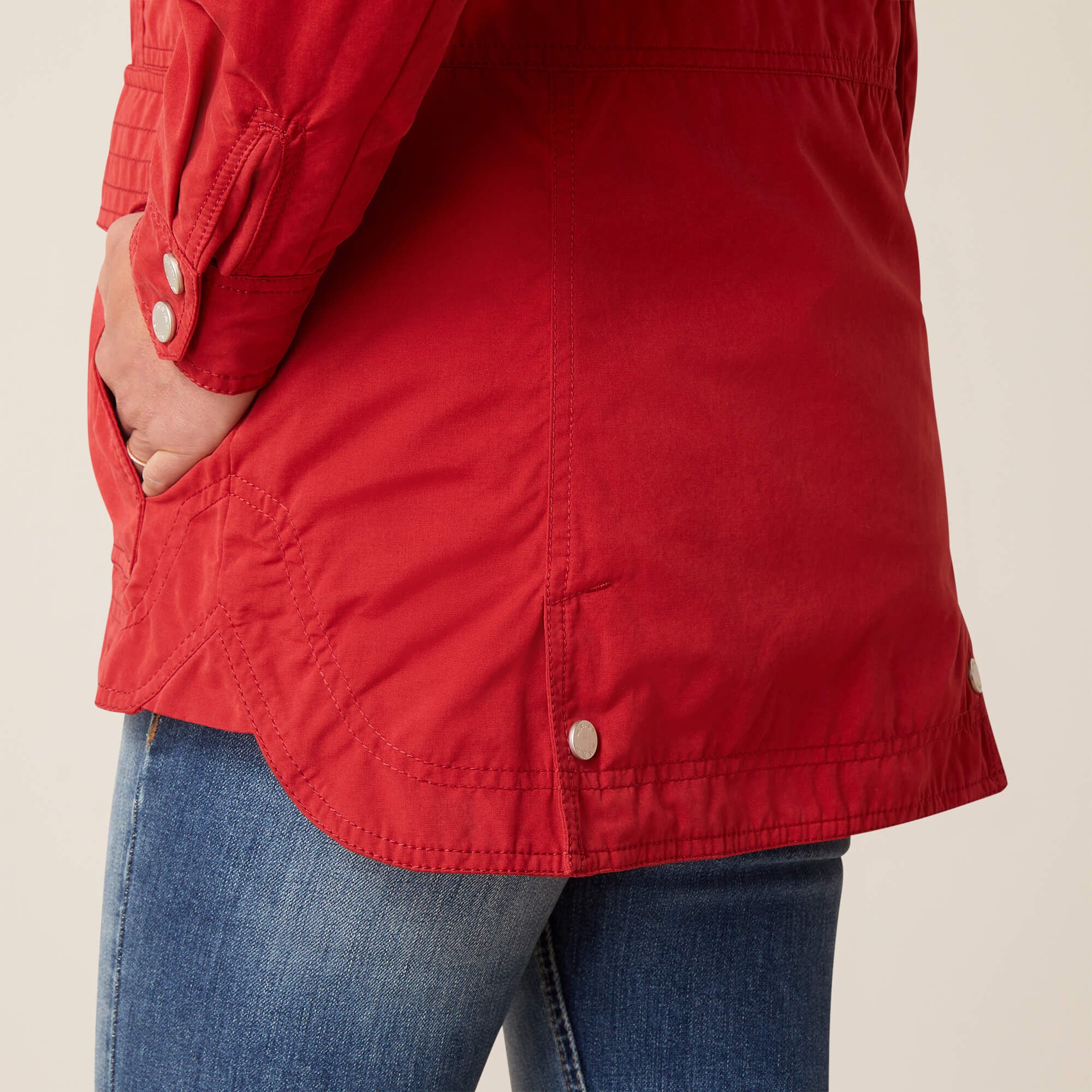 Calumet Field Jacket Women - KARANDA RED