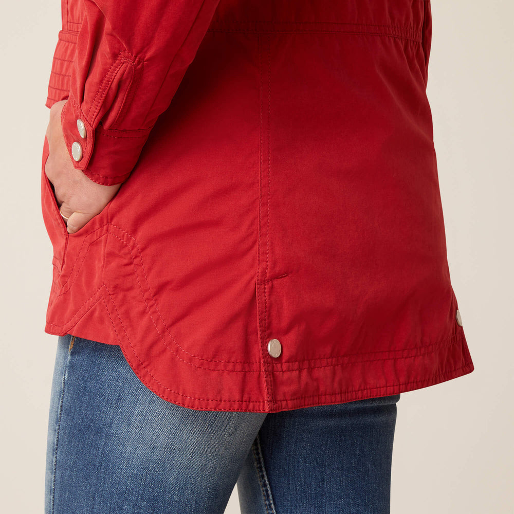 Calumet Field Jacket Women - KARANDA RED