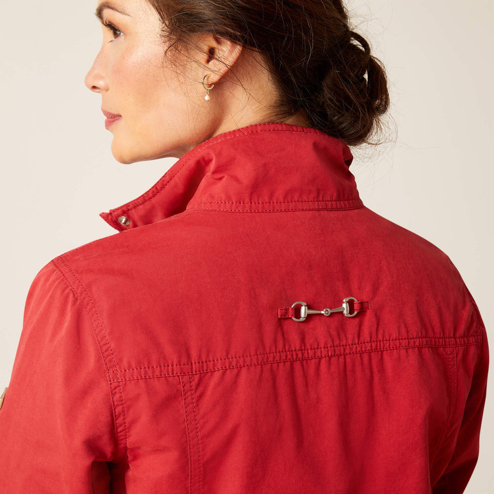 Calumet Field Jacket Women - KARANDA RED